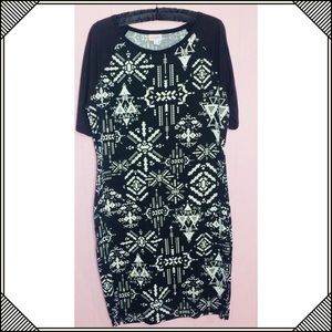 LuLaRoe XL Black and White Julia